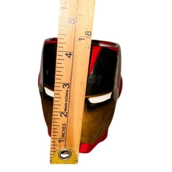 Marvel Iron Man 3D Helmet Mug 12 Oz Red & Gold Ceramic Cup Collectible - Picture 5 of 6